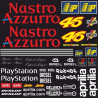Aprilia Nastro Azzurro motoGP ADESIVI