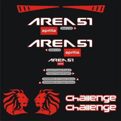 AUTOCOLLANT Aprilia Area 51 challenge