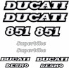 DUCATI 851 YEAR 1989 - 1990 ADHESIVOS