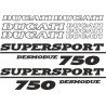 Ducati 750 Supersport Desmodue AUFKLEBER