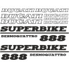 Ducati 888 Superbike desmodue DECALS