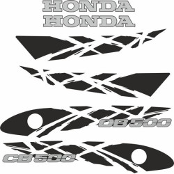 AUFKLEBER SET HONDA CB 500 YEAR 1994 - 1995