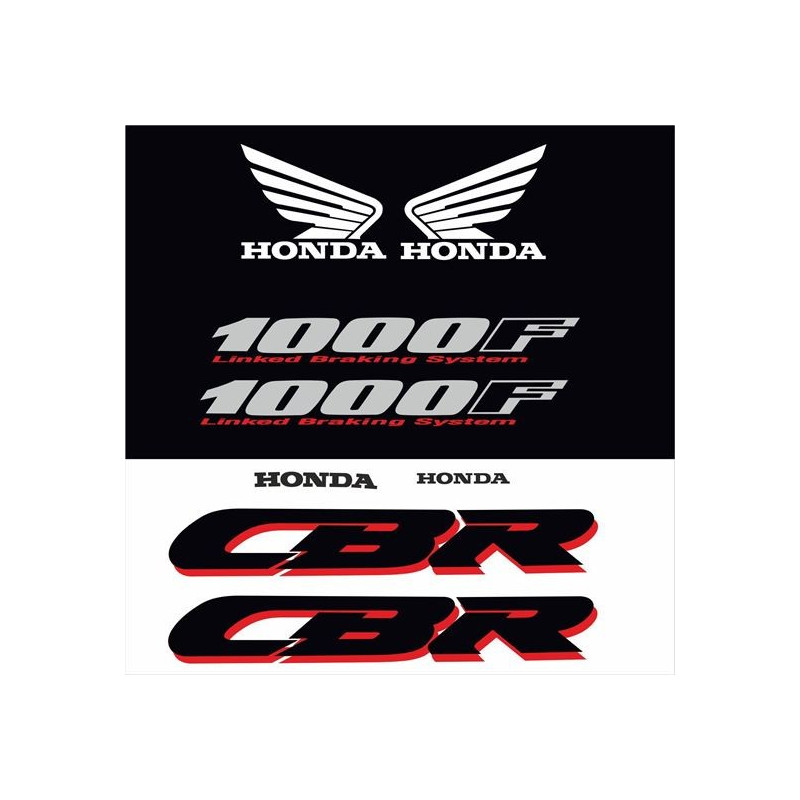 STICKERS HONDA CBR 1000F 1993 (Linked Braking System)