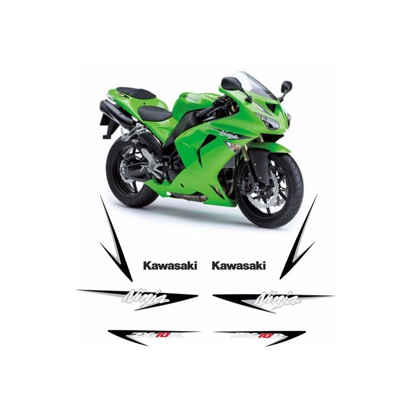 KAWASAKI ZX-10R Ninja YEAR 2007 ADESIVOS
