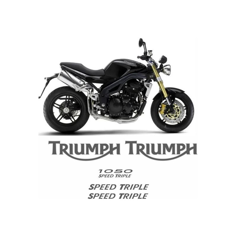 TRIUMPH Speed Triple 1050 YEAR 2005-2010 AUFKLEBER