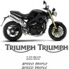 TRIUMPH Speed Triple 1050 YEAR 2005-2010 AUFKLEBER