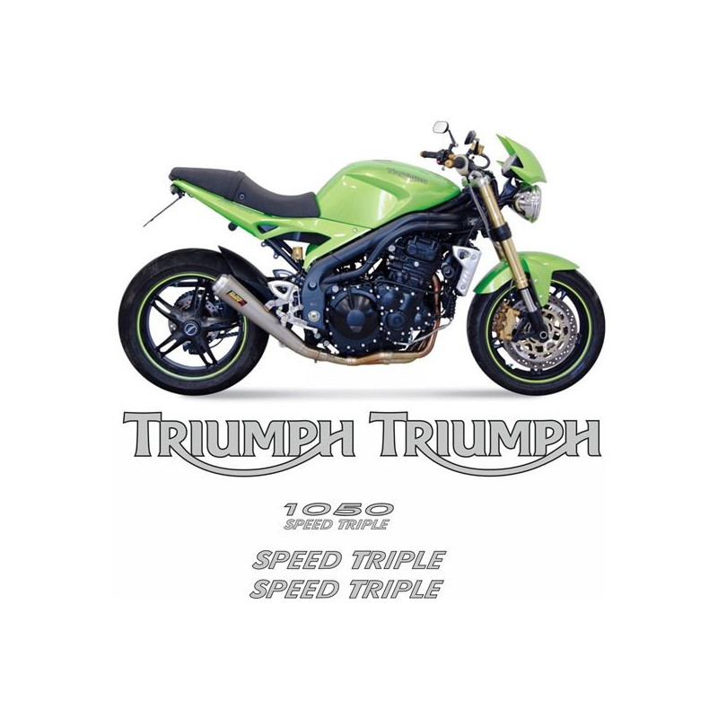 TRIUMPH Speed Triple 1050 YEAR 2005-2010 ADESIVI