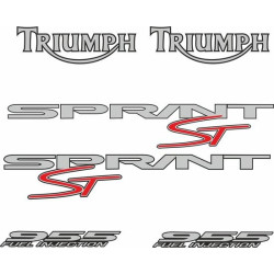 TRIUMPH Sprint ST 955i YEAR 1998-2002 Racing ADESIVI