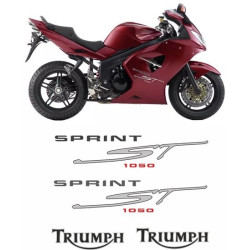 TRIUMPH Sprint ST 1050 YEAR 2005-2006 DECALS