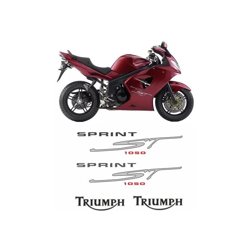 TRIUMPH Sprint ST 1050 YEAR 2005-2006 DECALS