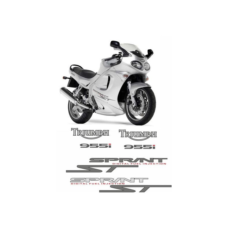 TRIUMPH Sprint ST 955i YEAR 2002-2004 DECALS