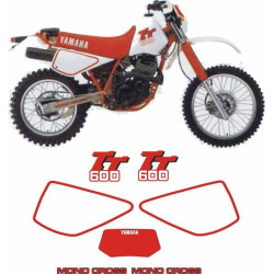 Yamaha TT600 YEAR 1985-1986  STICKERS