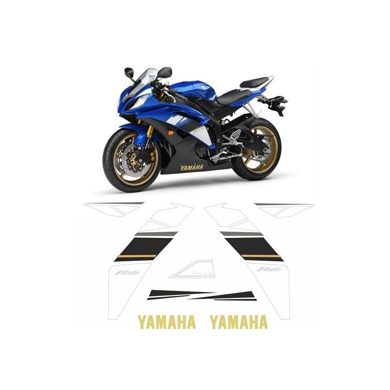 YAMAHA YZF R6 YEAR 2009 DECALS