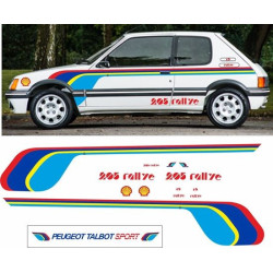 AUFKLEBER Talbot 205 Rallye
