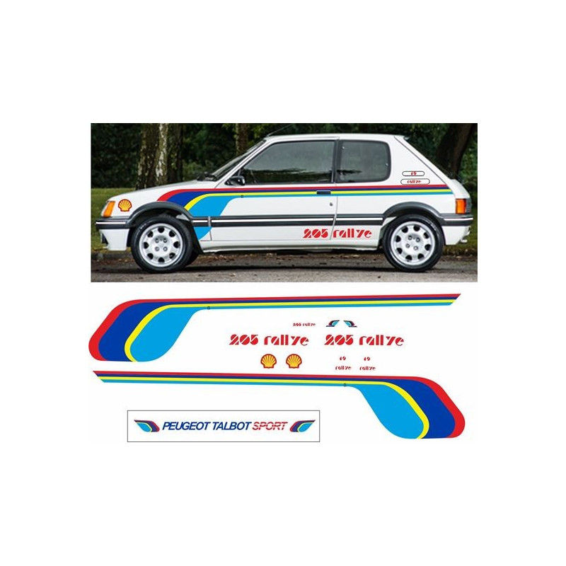 DECALS Talbot 205 Rallye