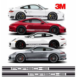 Porsche 991 / 997 / 996 side Stripes DECALS