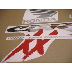 HONDA CBR 1100XX YEAR 2000 BLACK ADHESIVOS