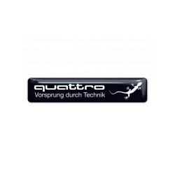 Audi QUATTRO GEL Stickers decals