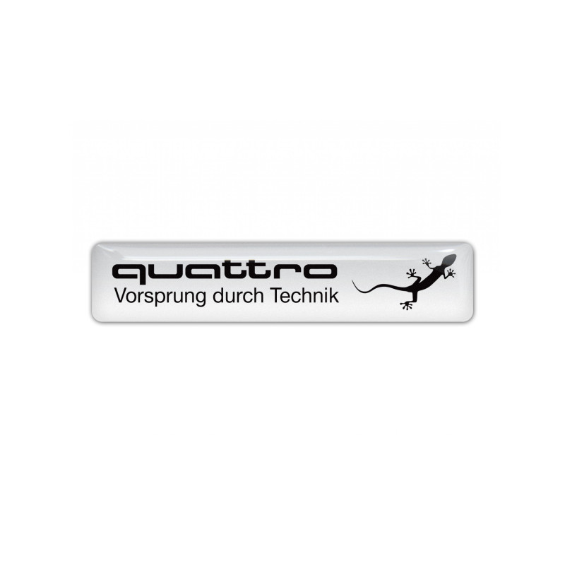 Audi QUATTRO GEL Autocollant