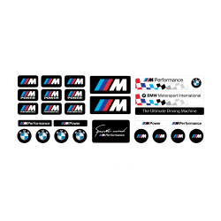 BMW GEL Aufkleber x27