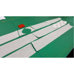 Fiat 500-595 ABARTH Stripes AUTOCOLLANT
