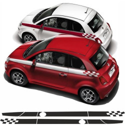 Fiat 500-595 ABARTH Stripes AUTOCOLLANT