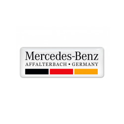 Mercedes germany GEL Autocollant