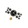MERCEDES 3D GEL Stickers decals X11