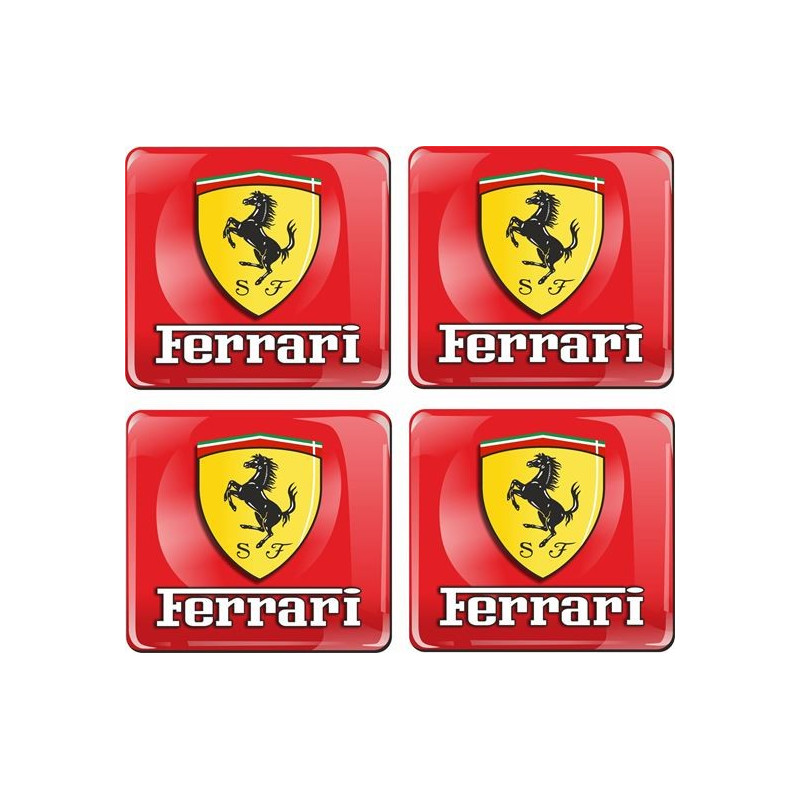 Ferrari gel Badges adesivos
