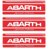 Abarth gel Badges adhesivos 55mm x3