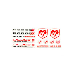 DODGE GEL adesivos x13
