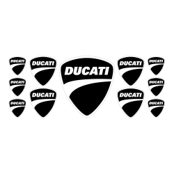 DUCATI corse GEL Adesivi x11