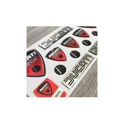 DUCATI corse GEL Adesivi x14