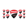 DUCATI GEL Stickers decals x11