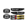 Ducati Scrambler 3d GEL Stickers decals x8