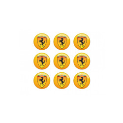FERRARI GEL Aufkleber x9