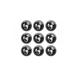 Abarth Key Fob Emblems AUTOCOLLANT