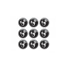 Abarth Key Fob Emblems DECALS