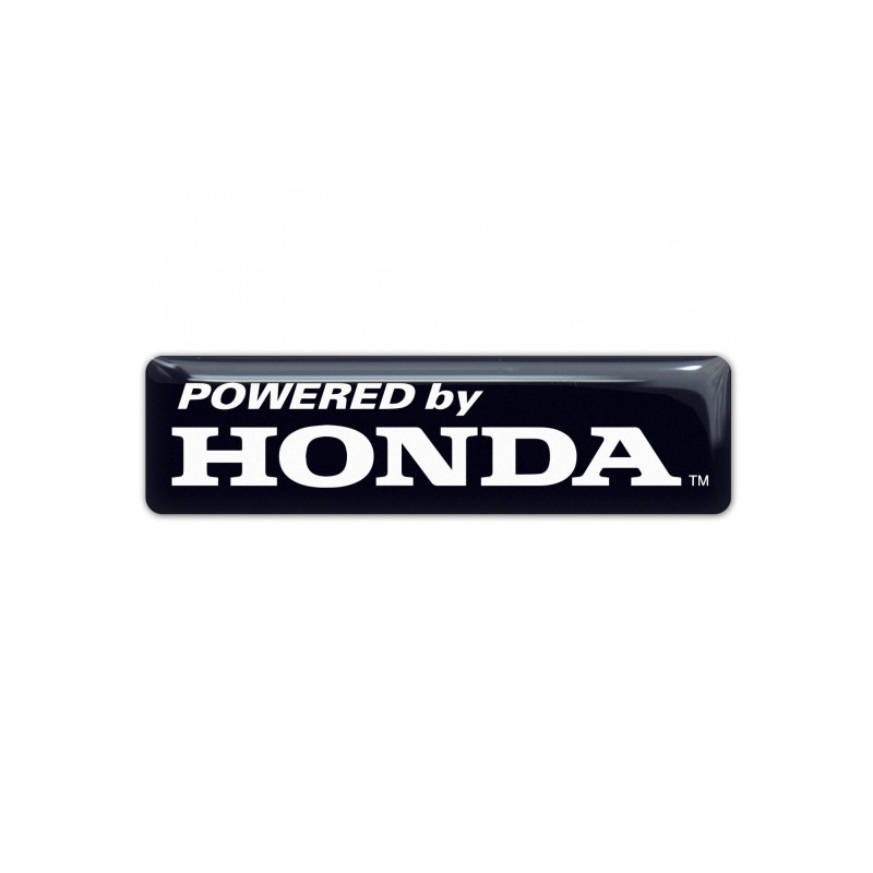 Honda domed emblems gel DECALS