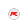 HONDA round black gel DECALS
