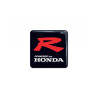 HONDA round black gel ADESIVOS