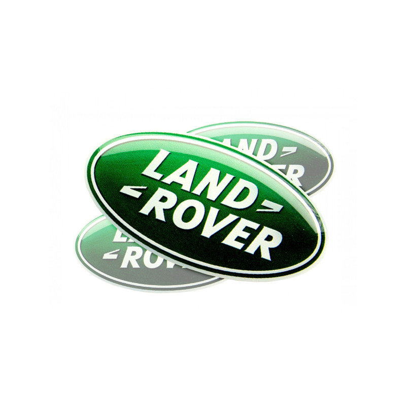 Land Rover domed emblems gel ADESIVOS x3
