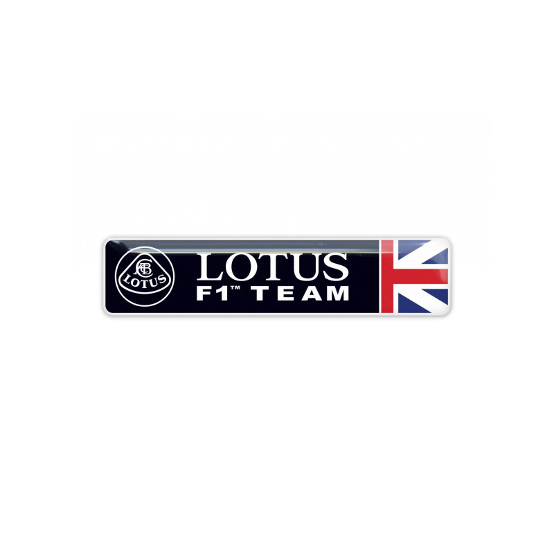 Lotus domed emblems gel AUTOCOLLANT