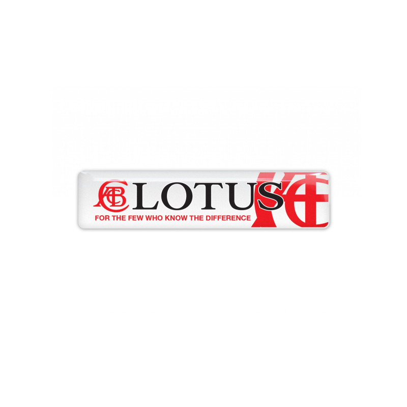 Lotus domed emblems gel ADESIVI
