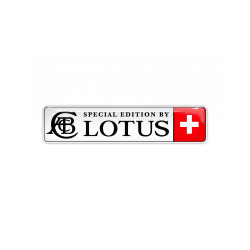 Lotus domed emblems gel AUTOCOLLANT