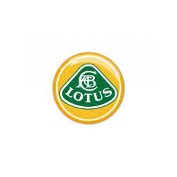 LOTUS round black gel AUFKLEBER