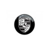 Porsche round black gel ADHESIVOS