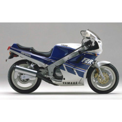 YAMAHA FZR 1000 year 1988 WHITE BLUE AUFKLEBER