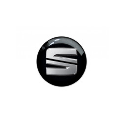 SEAT round black gel DECALS