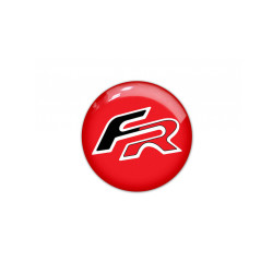 SEAT FR round black gel DECALS